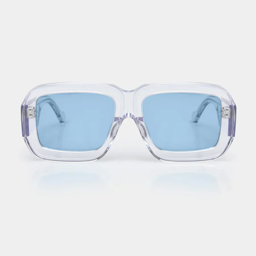 Mazamio Sunglasses - Transparent with Light Blue Tint