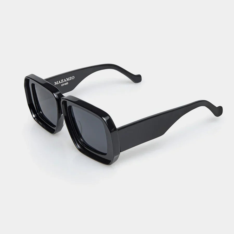 Mazamio Sunglasses - Black with Dark Grey Tint