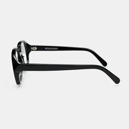 Mazamio Delon Sunglasses - Black with Clear Tint