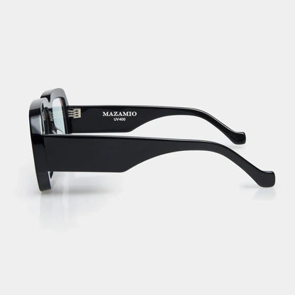 Mazamio Sunglasses - Black with Clear Tint