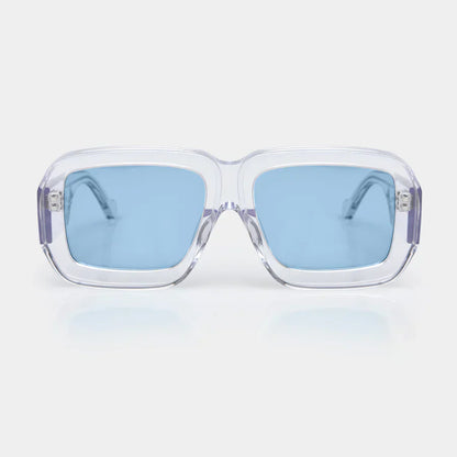 Mazamio Sunglasses - Transparent with Light Blue Tint