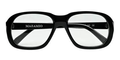 Mazamio Delon Sunglasses - Black with Clear Tint