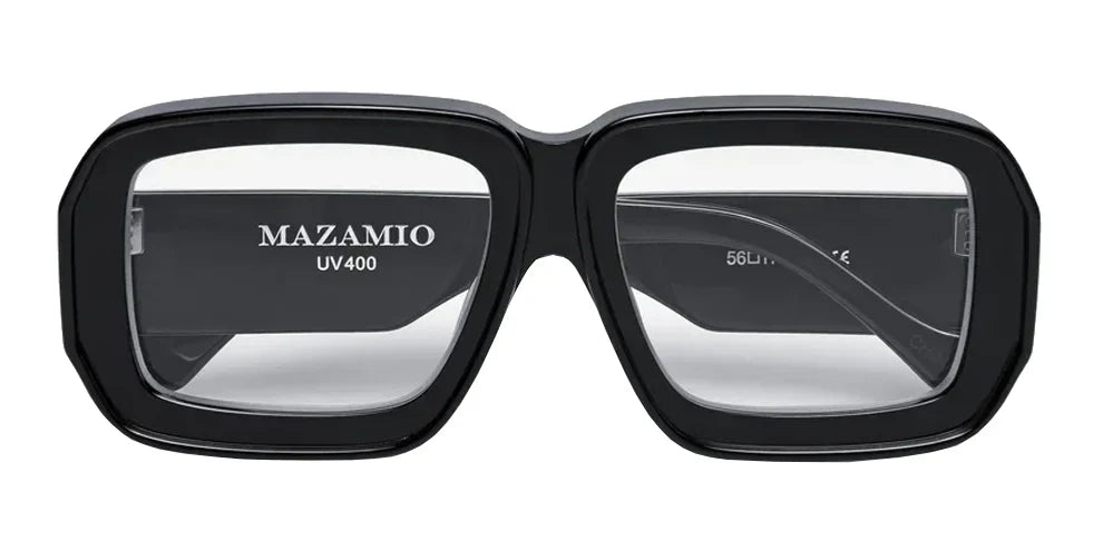 Mazamio Sunglasses - Black with Clear Tint