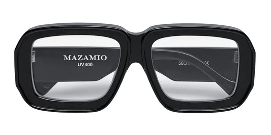 Mazamio Sunglasses - Black with Clear Tint