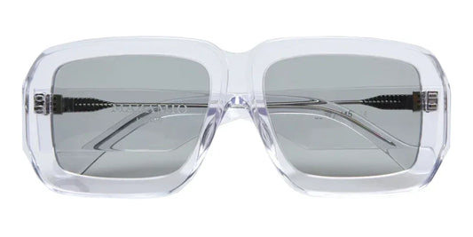 Mazamio Sunglasses - Transparent with Light Grey Tint